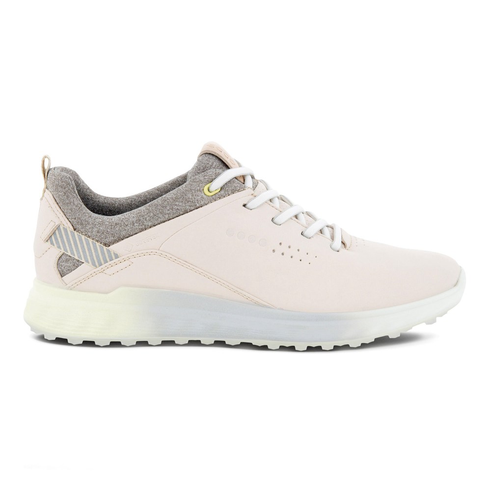 Zapatos De Golf Mujer - ECCO S-Three Spikelesss - Beige - NYP571602